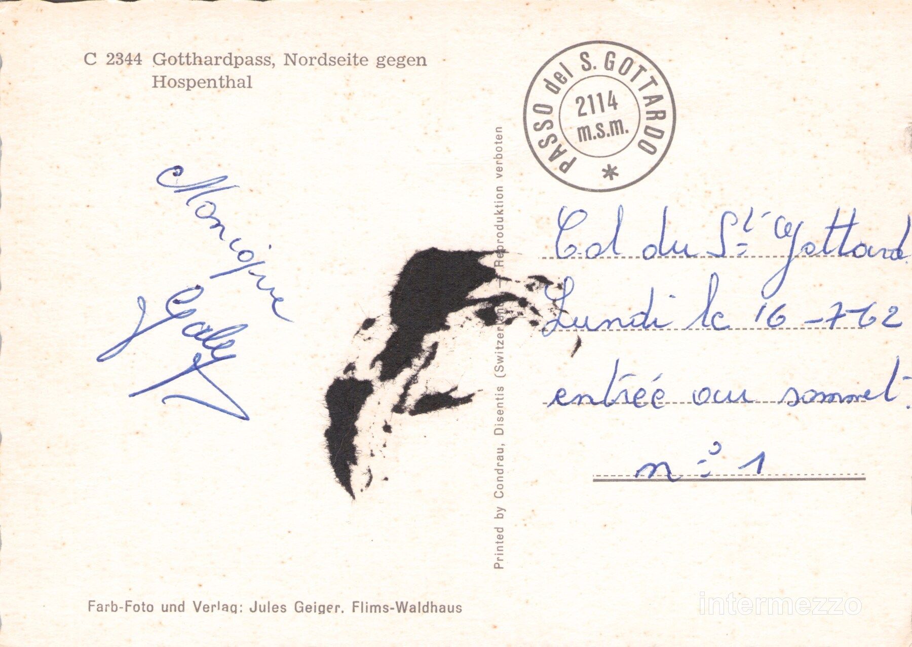 Cartoline postali: Gotthard // Alte Autos Oldtimer Schneewände – Usato da Basel venduto da intermezzo12 1