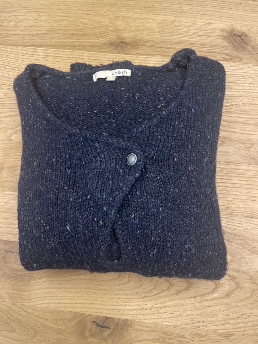Ba&Sh Pulls & Sweat-shirts: Ba&sh Strickpullover, dunkelblau – D'occasion à Bellach par Kirtap21 1