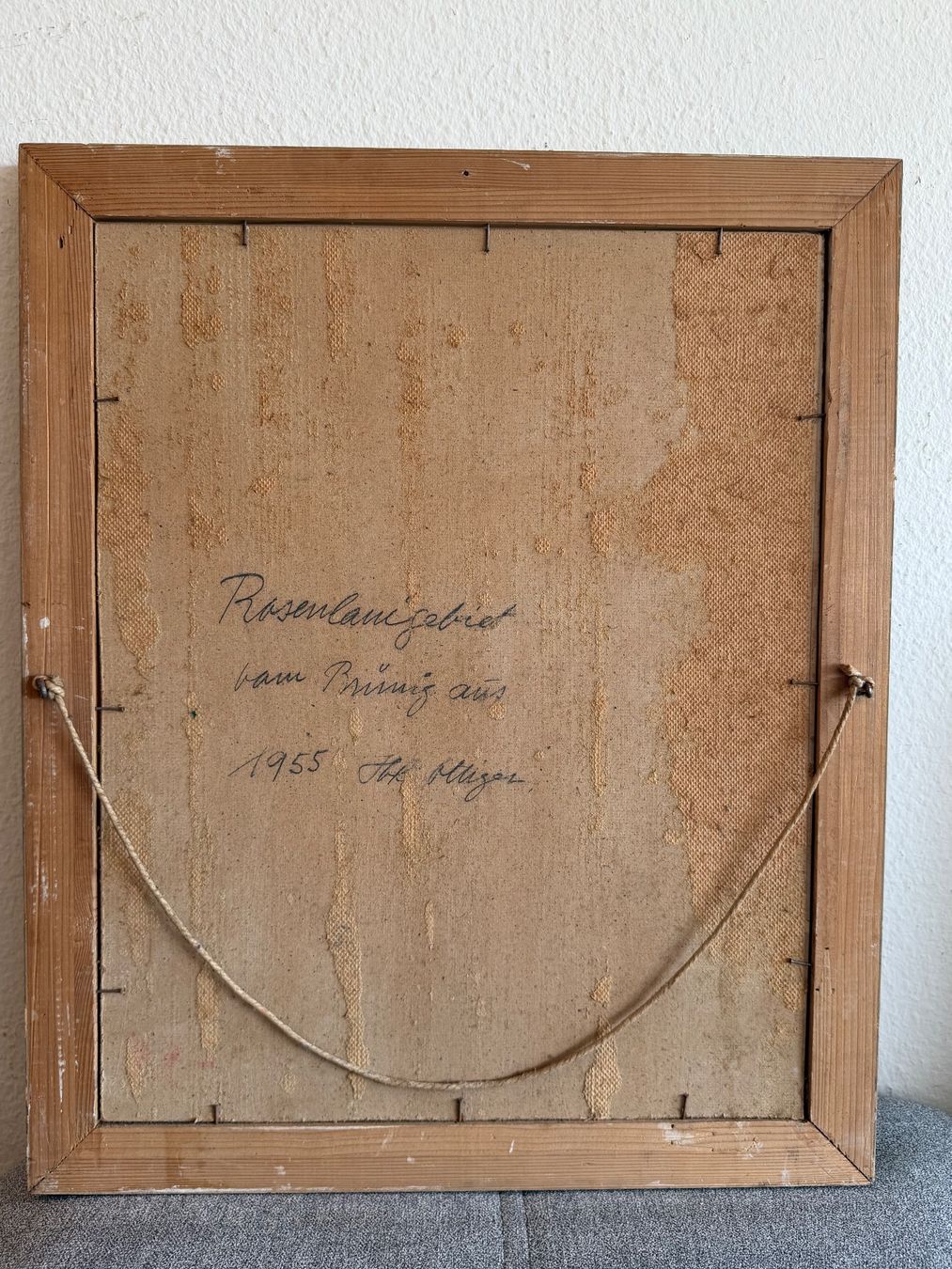 Tableaux: H. Ottiger Original ÖlGemälde 1955 – D'occasion à Basel par PAUL_ART 7