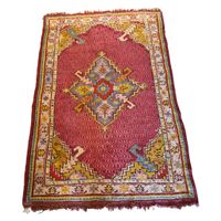 Antiker KULA Teppich 110 × 170 cm – Handgeknüpft – Wolle