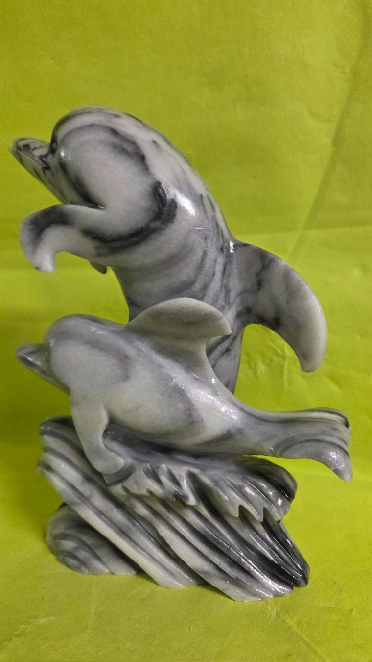 Sculture & Statue: Delfine 20cm aus Marmor – Nuovo (secondo la descrizione) da Roggliswil venduto da Mabelco 2