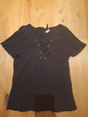 Damen T-Shirt, Grösse M, mit Schnürung