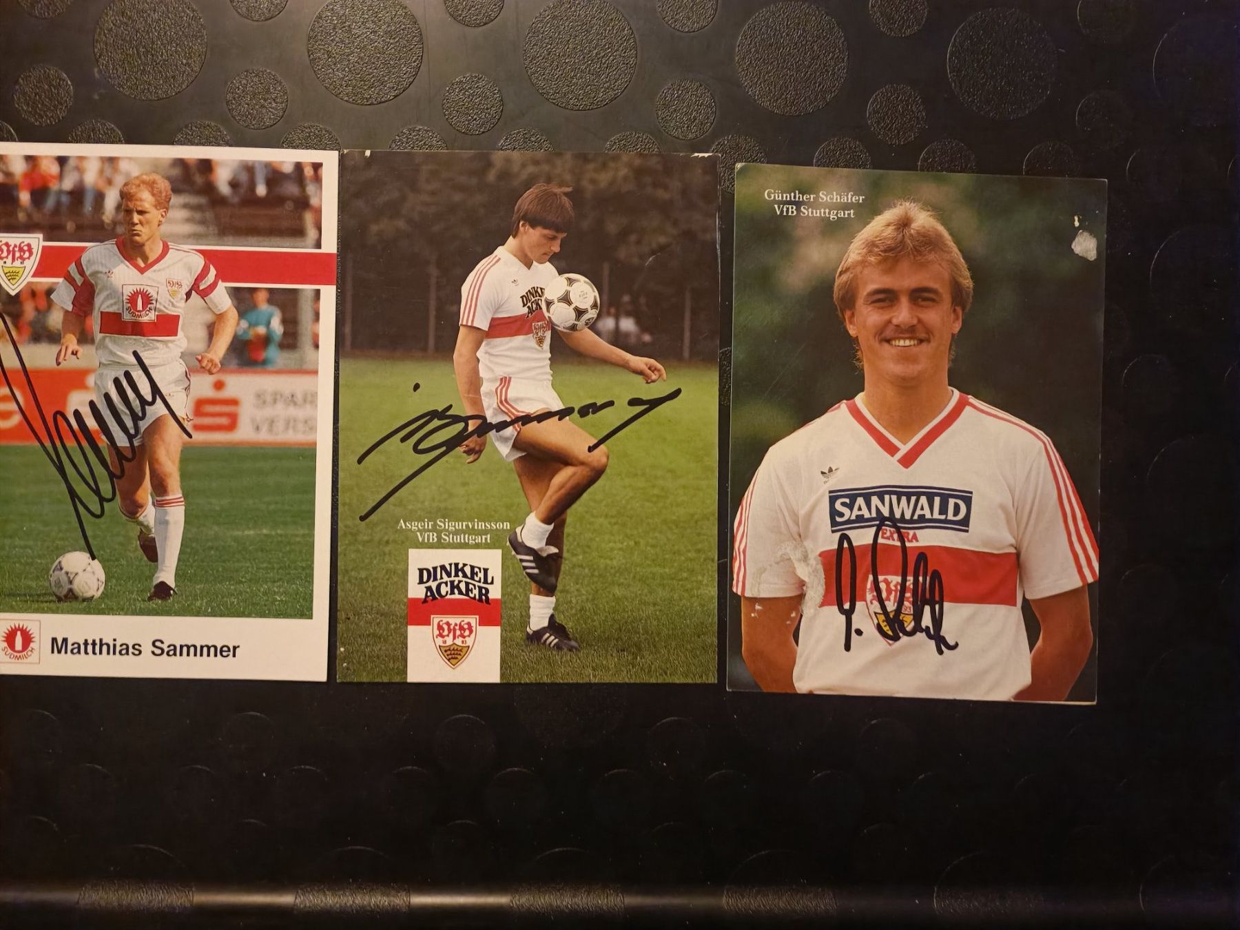 Autogramme: VfB Stuttgart - 3x handsignierte alte Karten – Gebraucht aus Menziken von Artographs