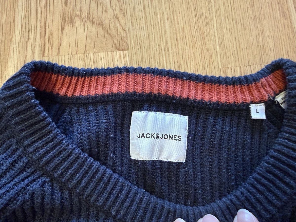 Jack & Jones Maglioni & Felpe: Blauer Jack&Jones Pullover Grösse: L – Usato da Oberhofen Thun'see venduto da ClaudiaKelesh 1