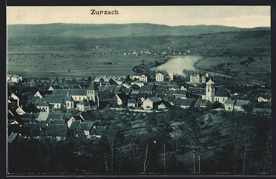 Cartoline postali: AK Zurzach, Teilansicht mit Kirche, 1911 – Usato da Berlin venduto da bartko-reher