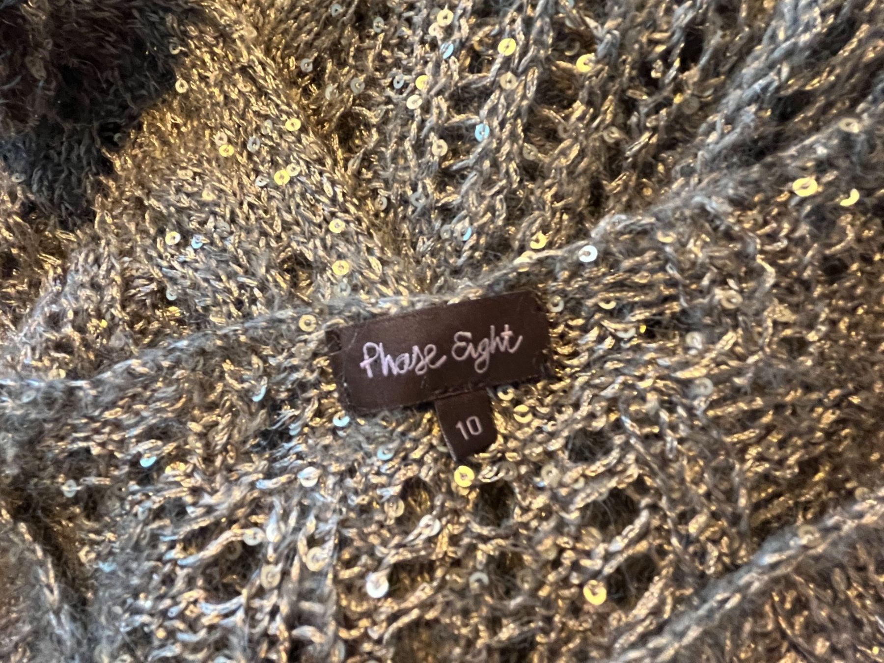 Phase Eight Pulls & Sweat-shirts: Pull doré maille PHASE EIGHT 10 – D'occasion à Seiry par van_n79x 6