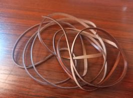 10m Vintage-Lederband / 10m de bande en cuir vintage