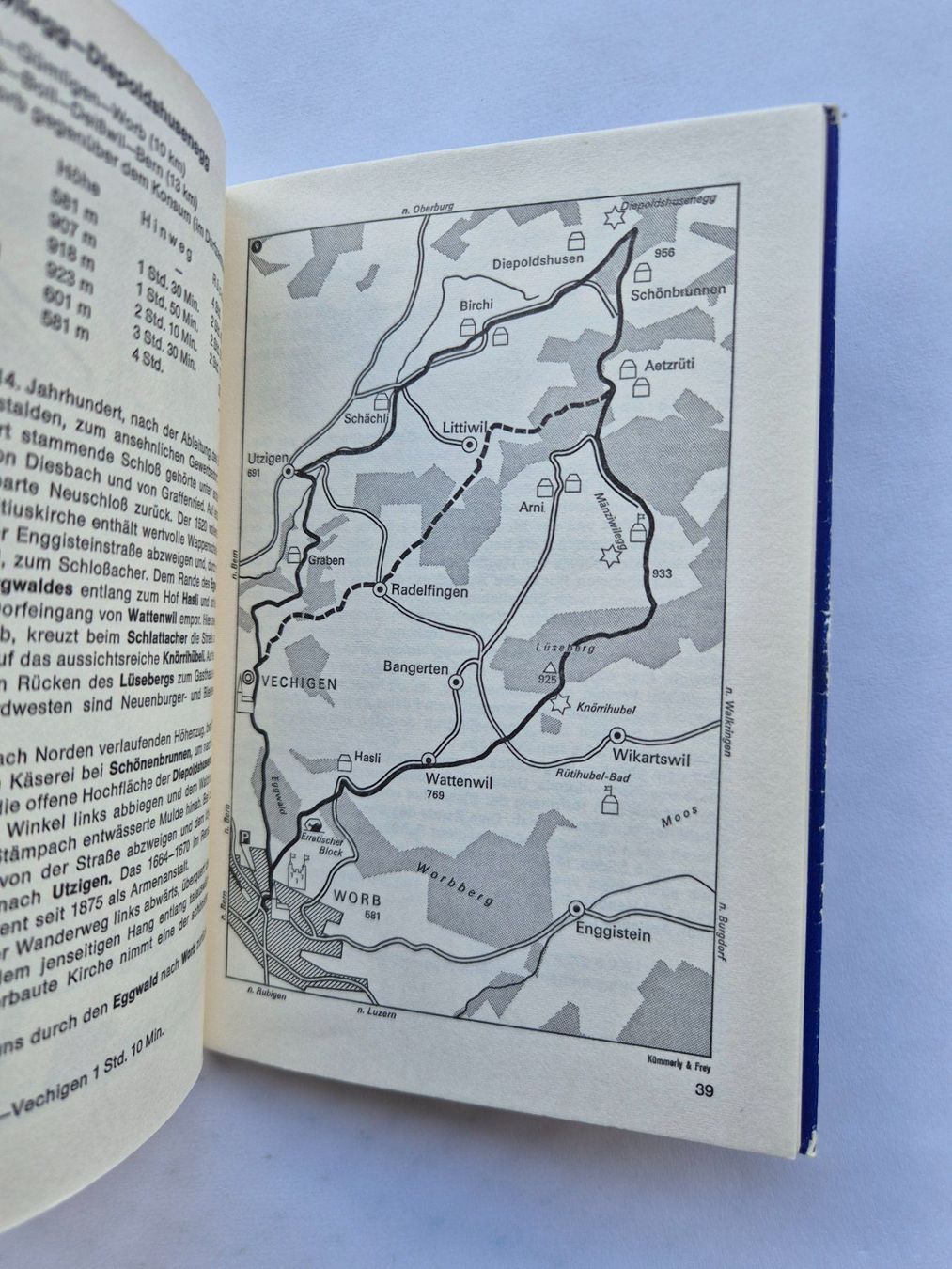 Cartine & Atlanti: Wanderbuch Rundwanderungen Bern-Mittelland – Usato da Langendorf venduto da zvonu161 5