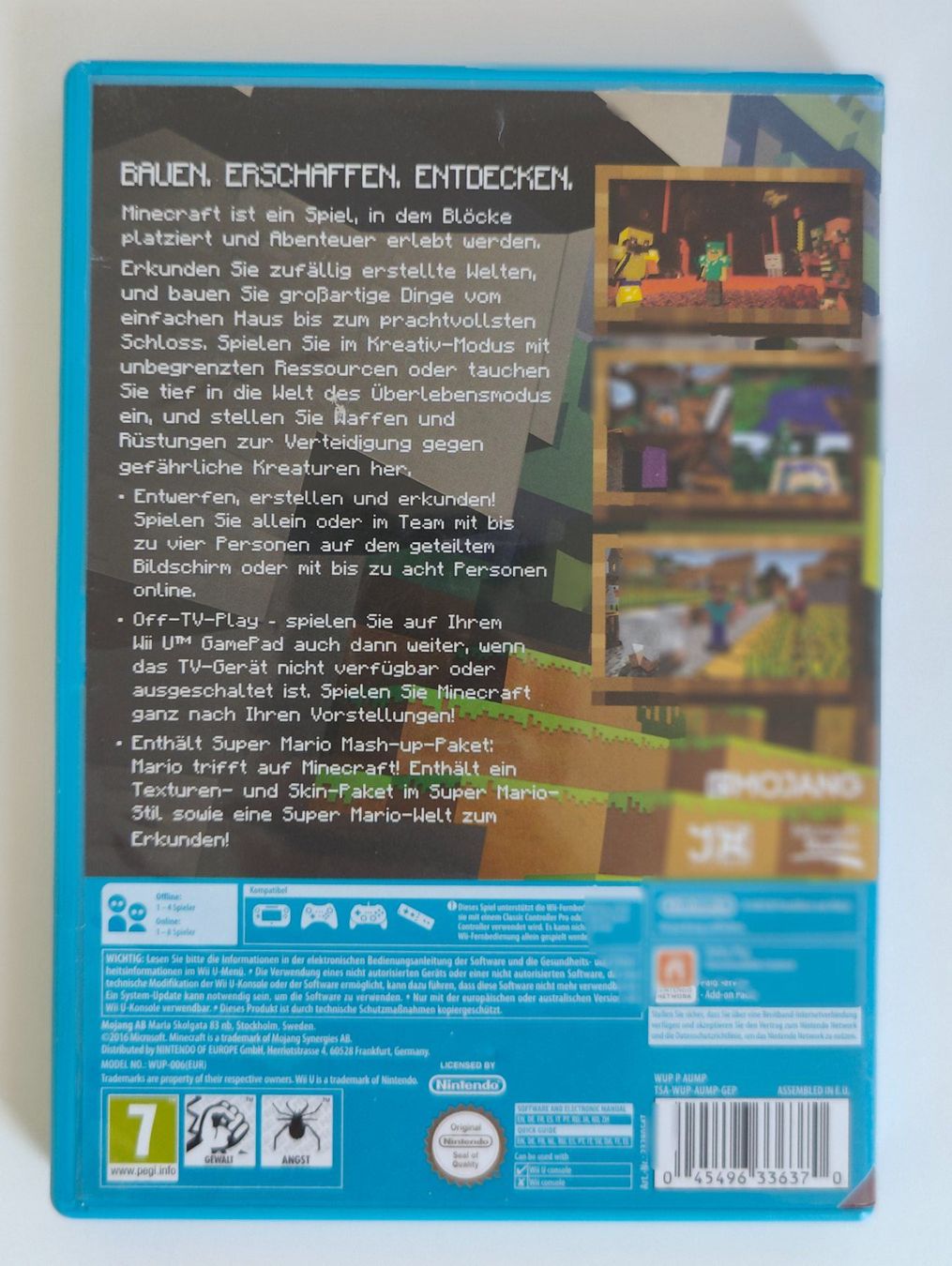 Nintendo Spiele: Minecraft Nintendo WiiU – Gebraucht aus Dintikon von Nightcom 1