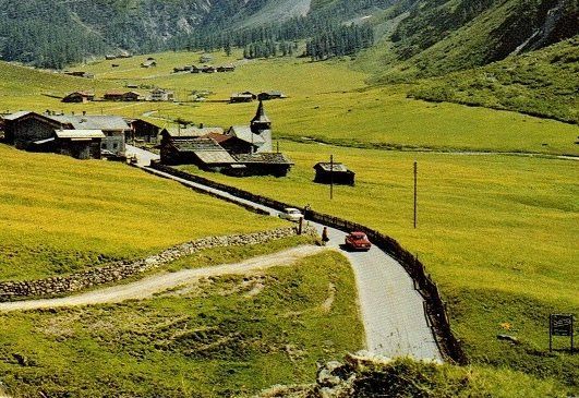 Cartes postales: DAVOS Sertig-Döfli, Auto – D'occasion à Jona par philajona 1