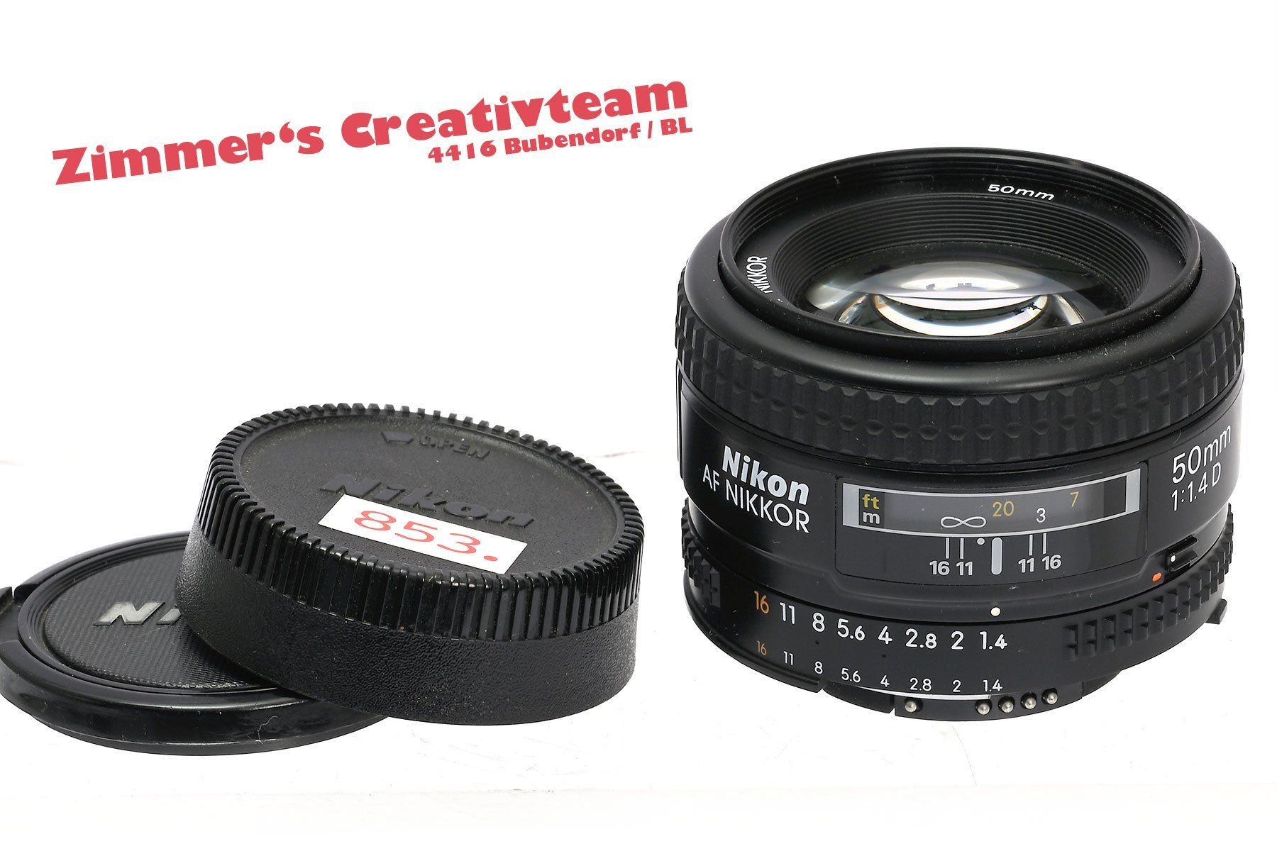 Nikkor Objektive: Nikon AF Nikkor 50mm 1.4 D – Gebraucht aus Bubendorf von zimmers_creativteam 1