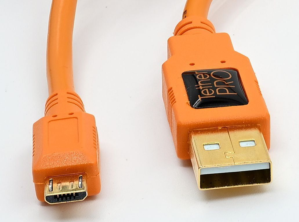 Cavi: TetherPro USB 2.0 to Mini-B 5-Pin Kabel, Orange – Usato da Dürnten venduto da pema28