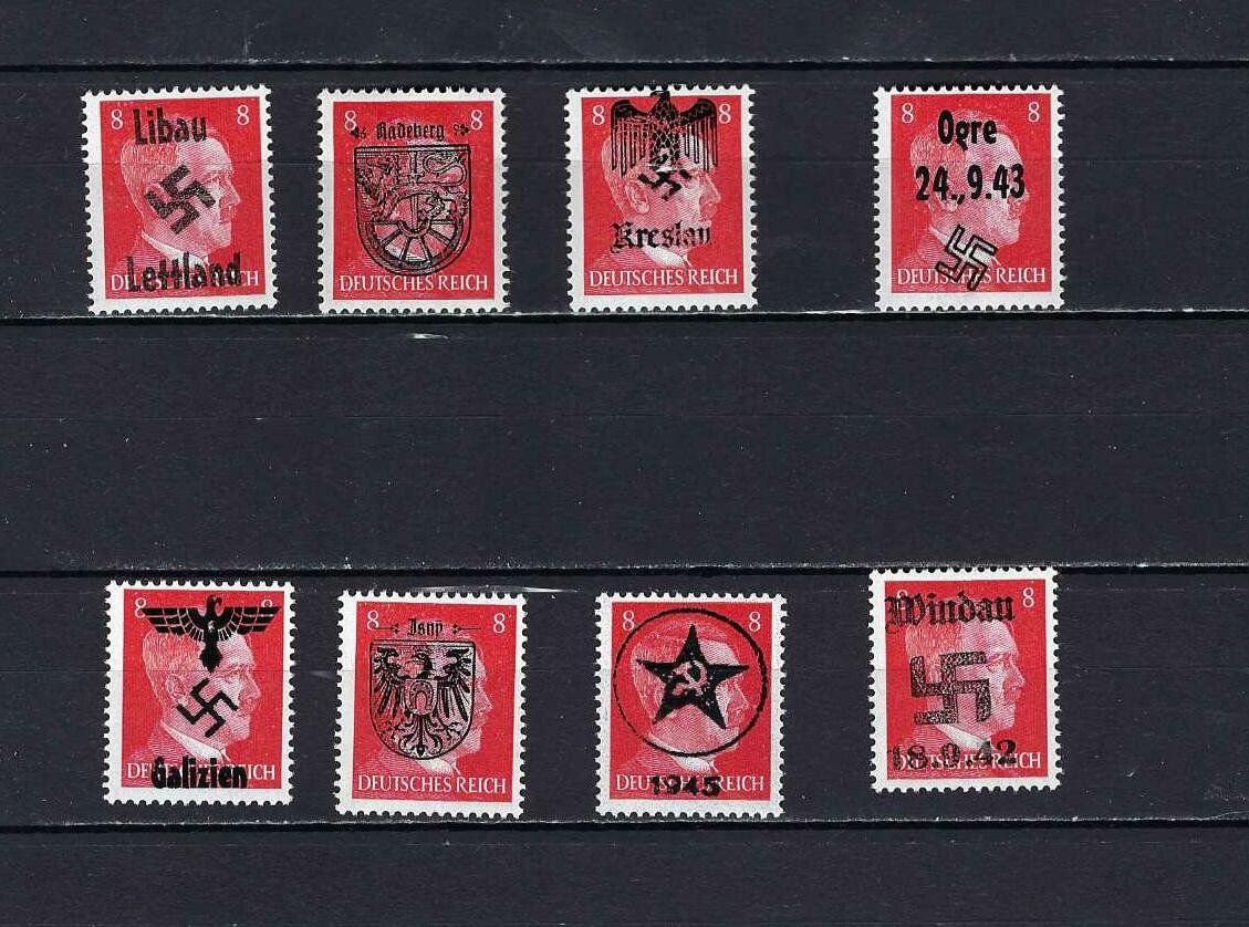 Tous les timbres: Hitler mit Aufdruck ** – Neuf avec emballage d'origine à Altstätten SG par Nandodax