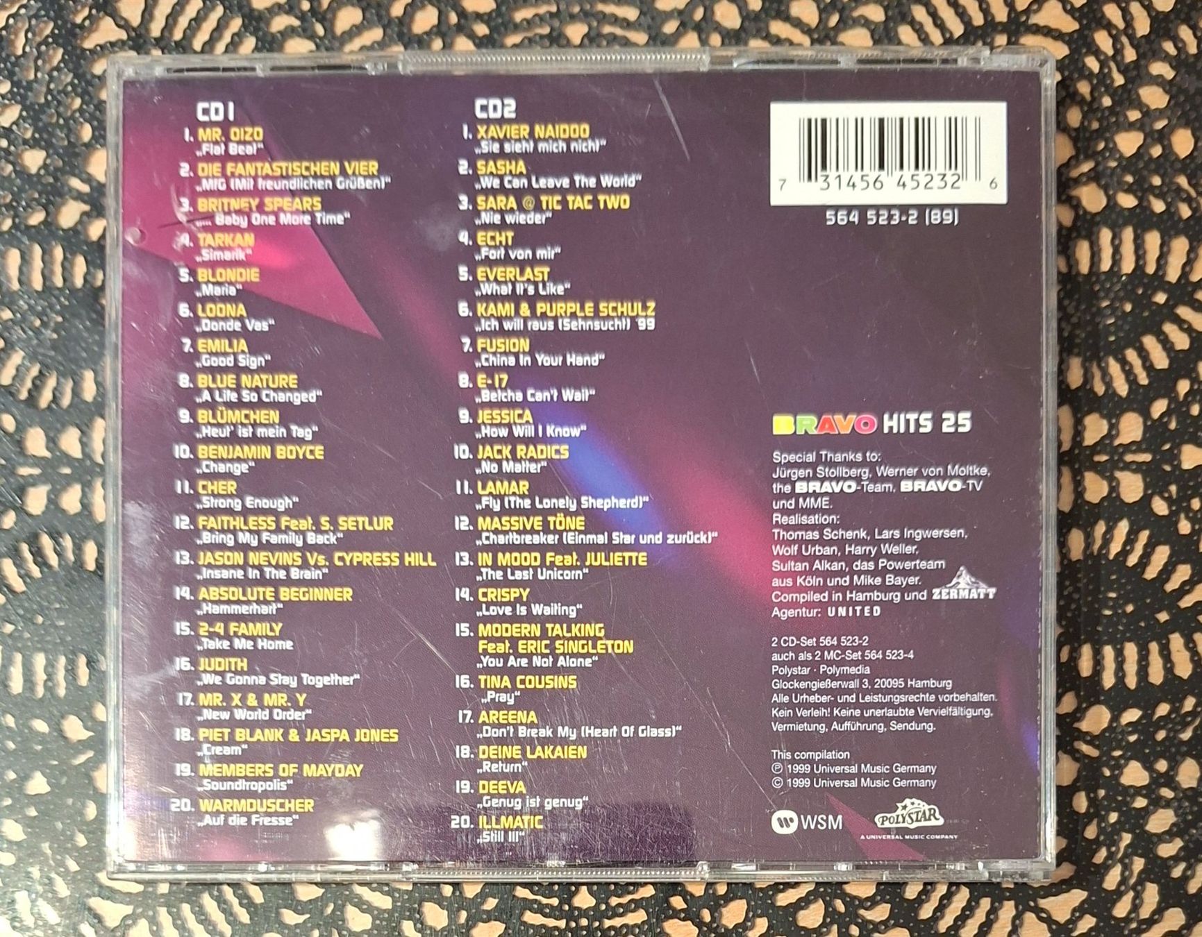 CDs: Bravo Hits 25, Doppel CD, 1999, Hit Compilation, Sampler – D'occasion à Amriswil par Celini3 1