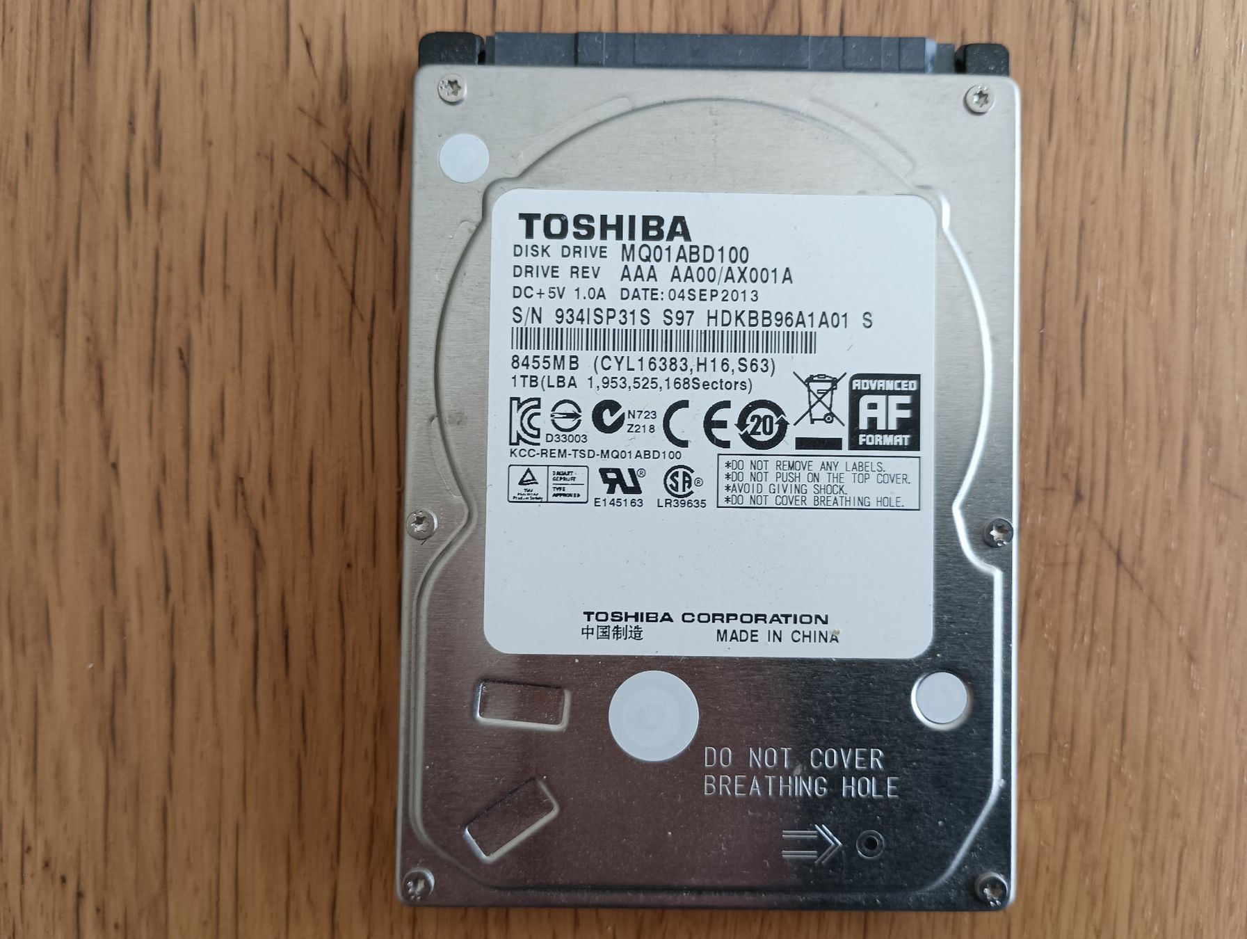 Dischi rigidi: SATA HD Festplatten 2.5" mit SMART errors aber funktionieren – Difettoso da Basel venduto da Jbeu06 4