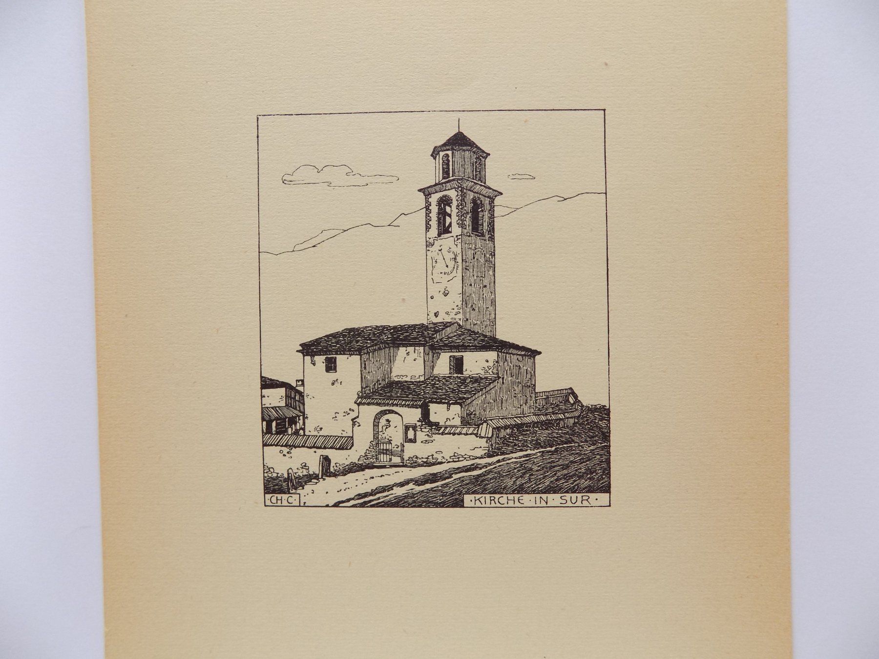 Stiche: Kirche in Sur – Gebraucht aus Risch von Rischli15 1