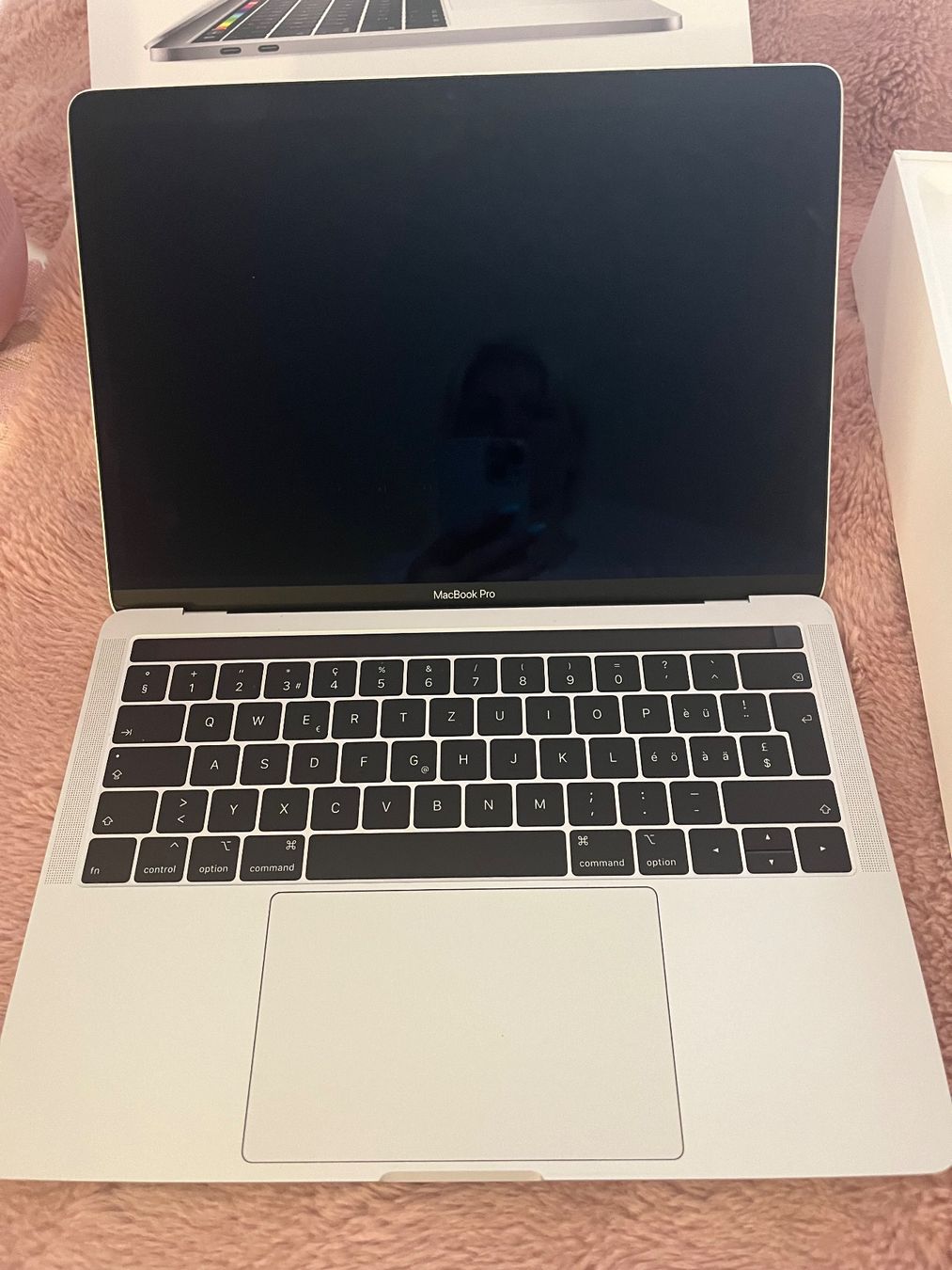Apple Notebook: Apple MacBook Pro Mid 2018 Touch Bar 13" 256 GB Silber – Usato da Wohlen AG venduto da Sander.D 1