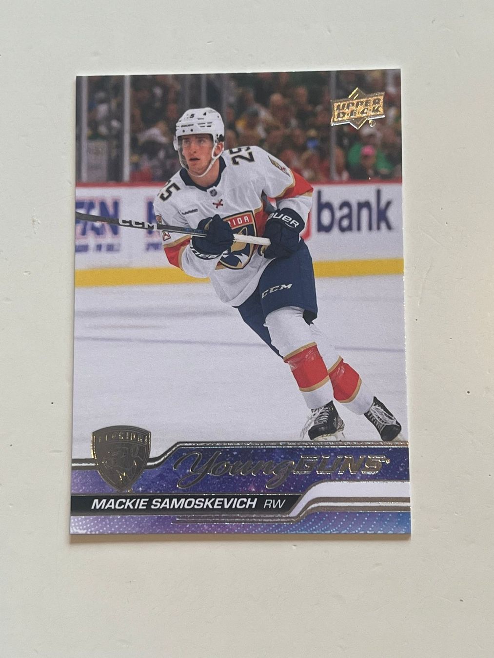 NHL Sammelbilder & Trading cards: Mackie Samoskevich 2023 Young Guns Florida Panthers – Neu (gemäss Beschreibung) aus Möhlin von SwissHockeyCards