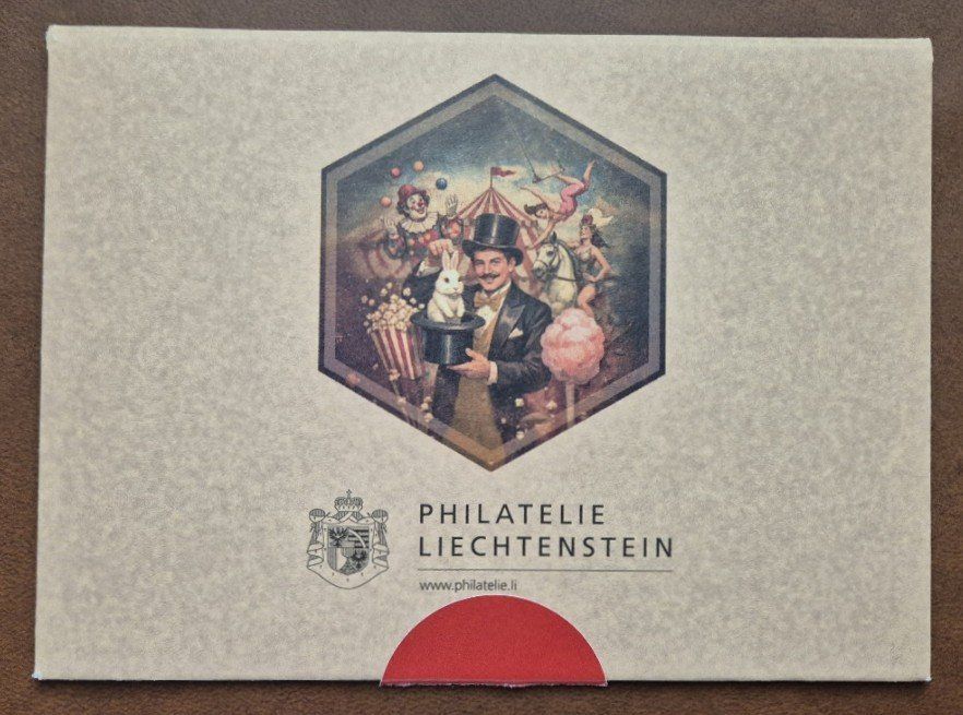 Tutti i francobolli: Crypto Circus "Der Zauberer Rot", mit gelbem "Zirkuszelt" – Nuovo (secondo la descrizione) da St. Moritz venduto da Guenteratch