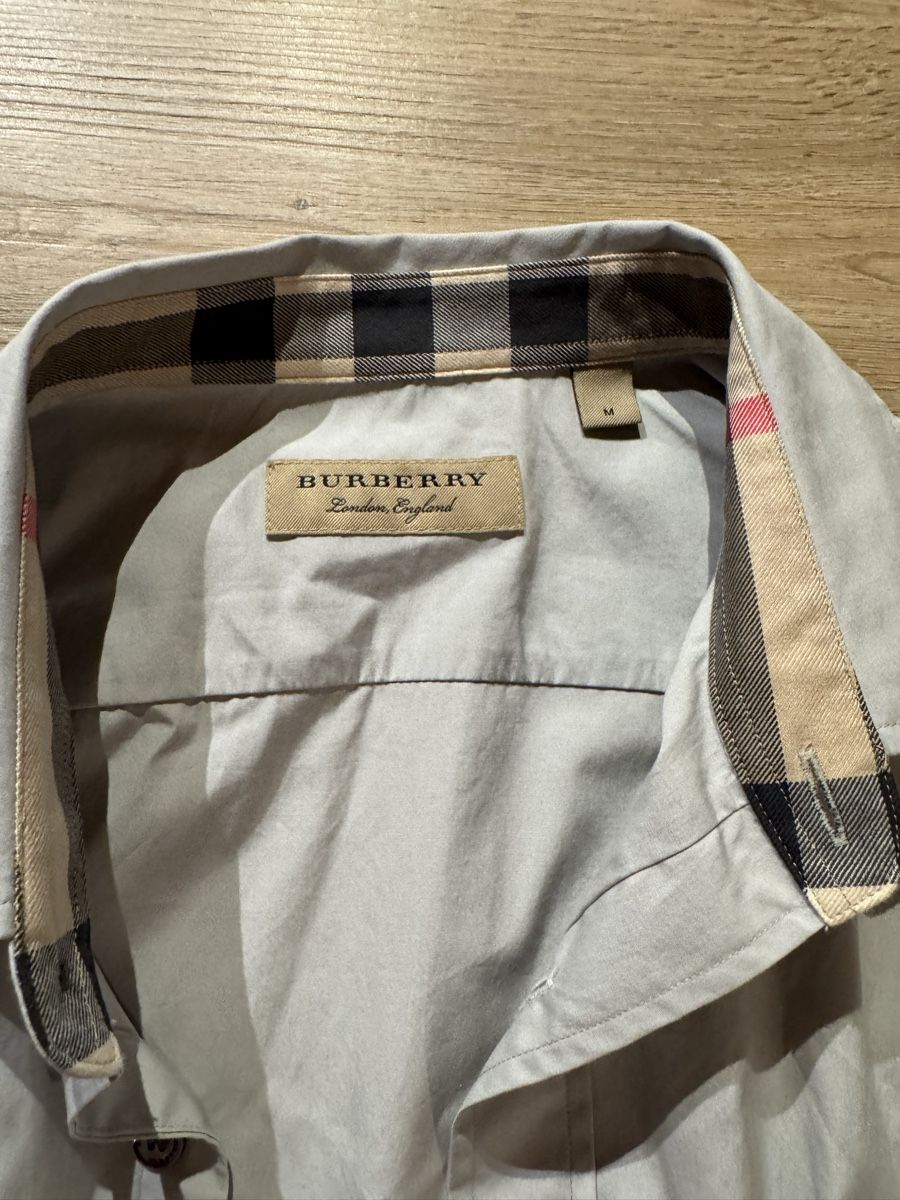 Burberry Camicie: Burberry Hemd, Grösse M, hellgrau - Top Zustand! – Usato da Wolfhalden venduto da marcap9427 1