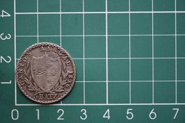 silber kantonsmünze kanton aargau 5 batzen 1826