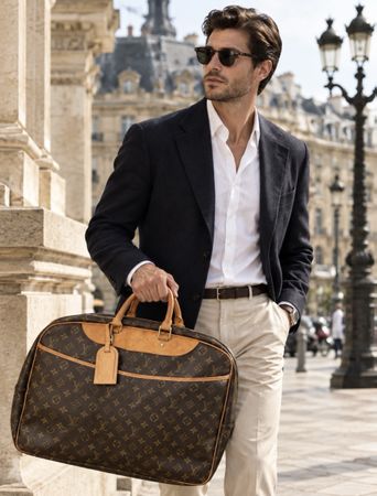 Louis Vuitton Alize 24H Monogram Travel Case
