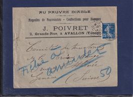 J. Poivret Avallon Confection (F) 1914 - Genève CICR