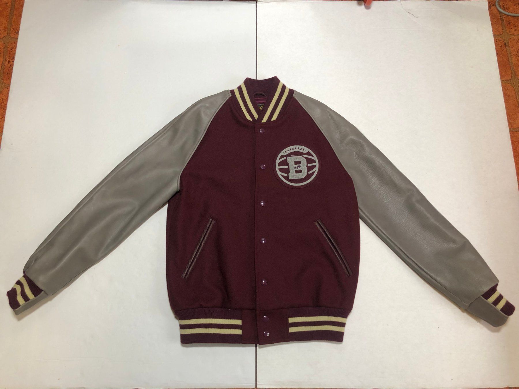 Giacche: Brooklyn Circus varsity leather jacket made USA Size M – Usato da Zürich venduto da le_souk