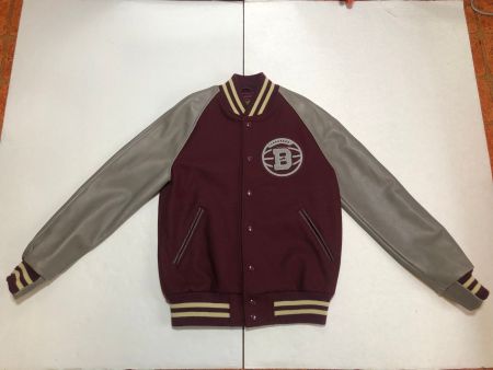 Brooklyn Circus varsity leather jacket made USA Size M
