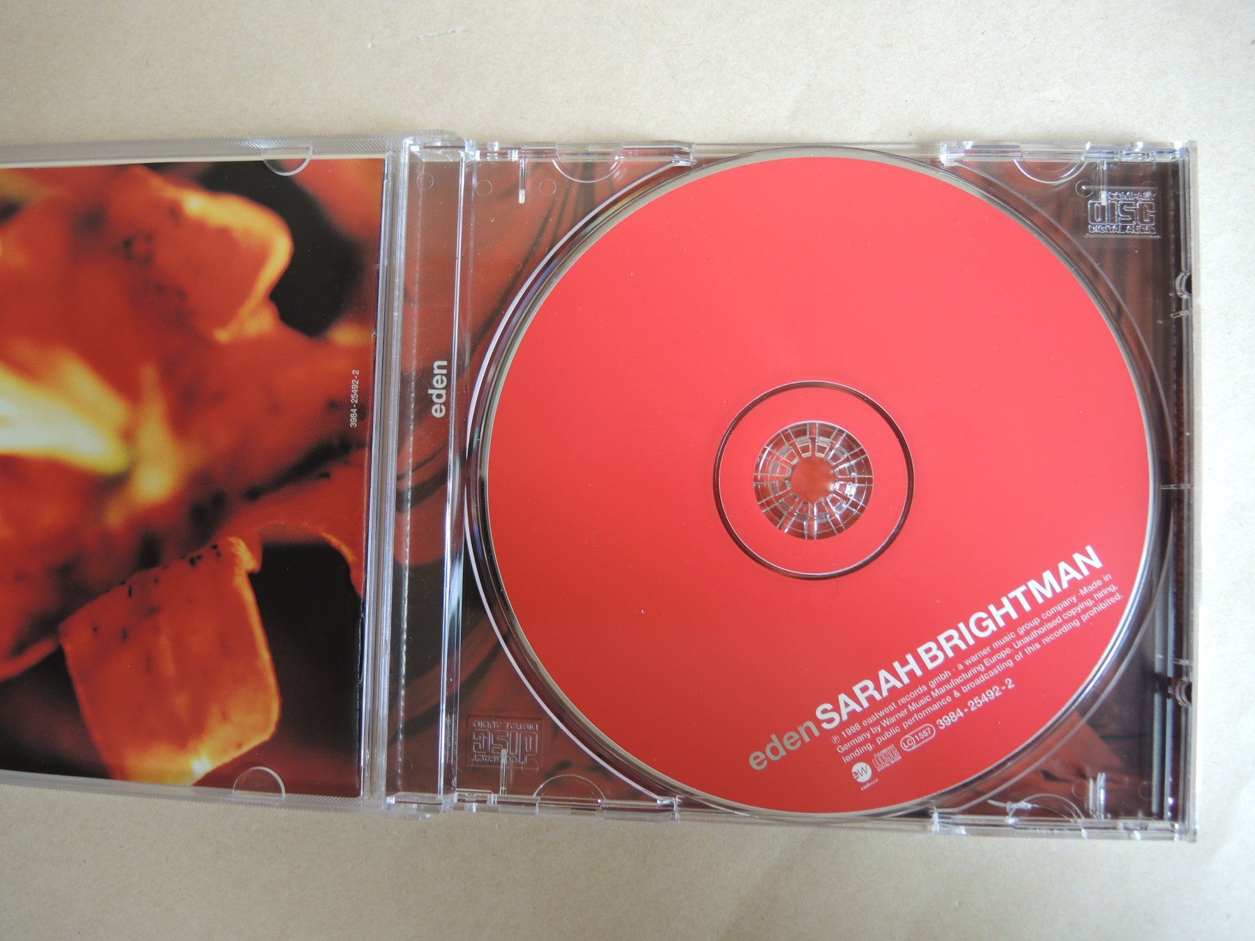 CD: Sarah Brightman - Eden - CD – Usato da Rorschach venduto da maeck8 1