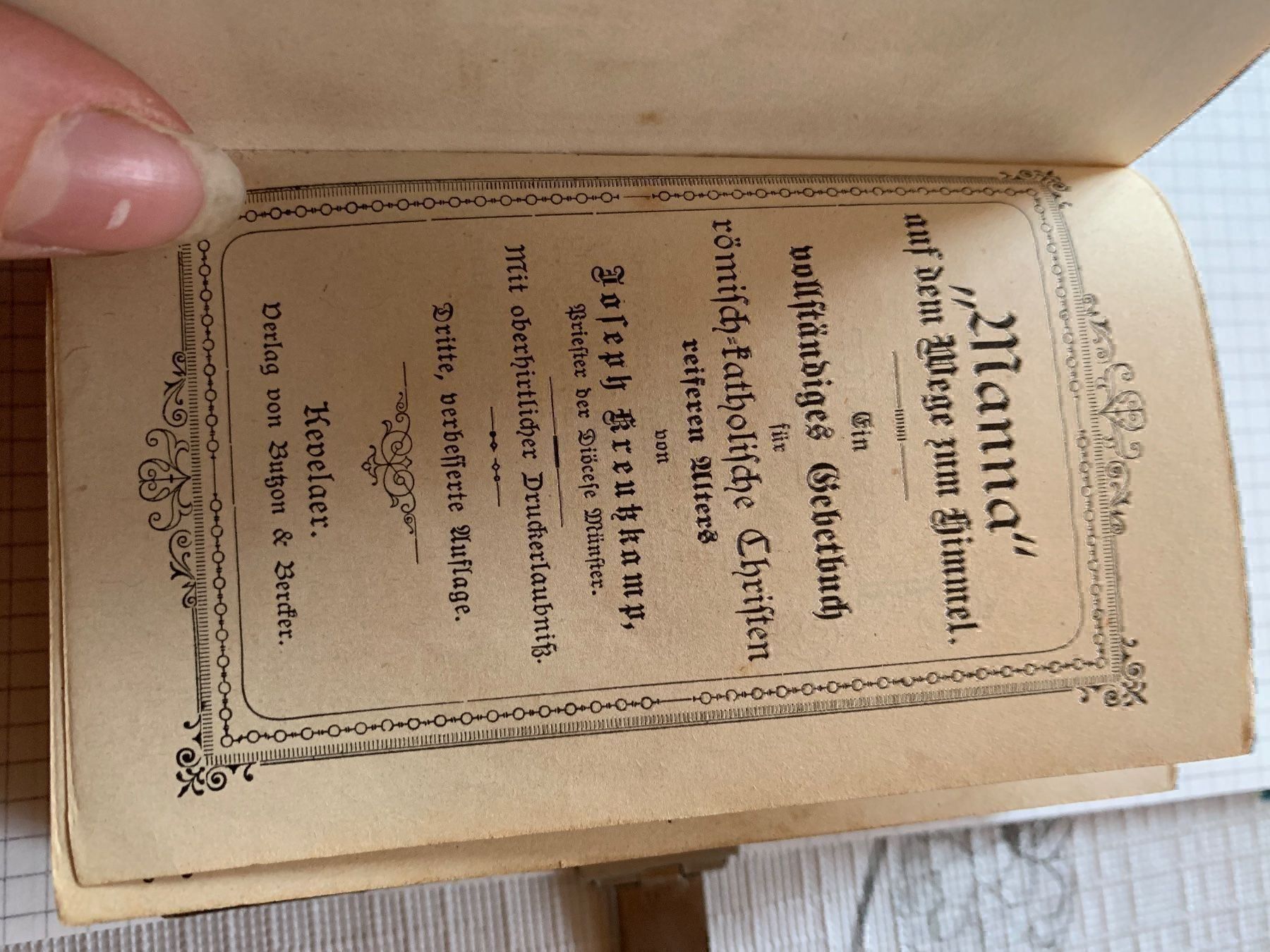 Livres: Antikes Gebetsbuch – D'occasion à Eichberg par Jaasaa96 5