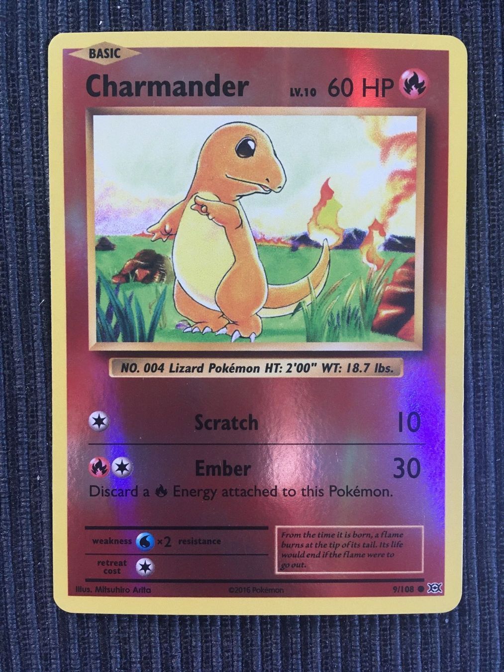 Pokémon Carte collezionabili: Pokemon Charmander Reverse XY Evolutions – Nuovo (secondo la descrizione) da Wabern venduto da Collectfun