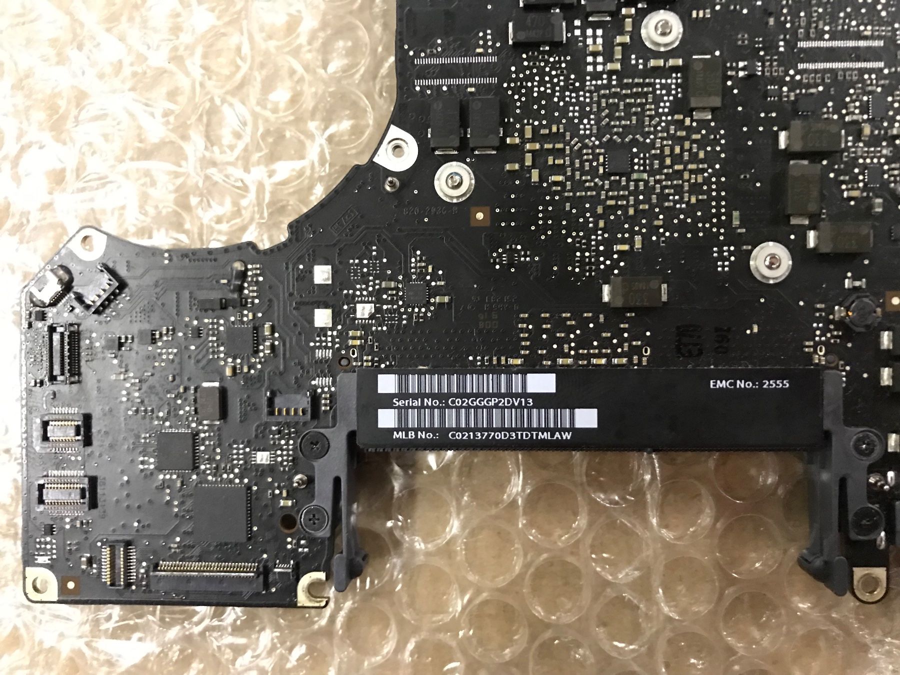 Intel Mainboards: Motherboard MacBook Pro 2011/2012 – Defekt aus Zug von OrturMullerMac 2