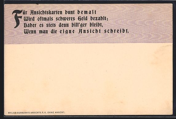Cartoline postali: Karte mit Platz zum Schreiben einer eige – Usato da Berlin venduto da bartko-reher