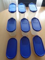 Tupperware 9 Vorratsdosen blau