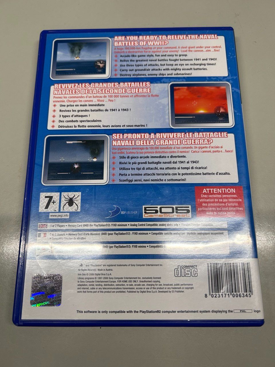 Sony Giochi: Iron Sea per la console (PS2) – Usato da Giubiasco venduto da LorisVale 1