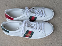 Gucci Sneaker Weiss Gr. 39 gekauft in StMoritz guter Zustand