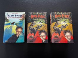 Harry Potter Bücher Set 3x Hardcover (Band 3 & 2x Band 4)