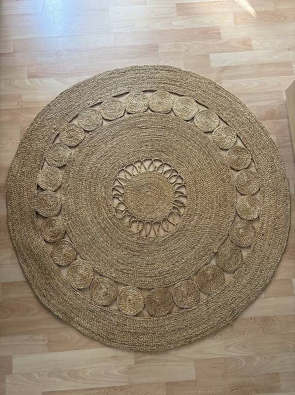 Teppiche: Runder Jute Teppich im Boho-Stil – Gebraucht aus Adliswil von jes_kh7m