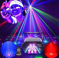 Disco Lichteffekt mit Laserstrahlen für Partykeller ✨🎉🥳...