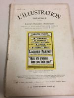 ILLUSTRATION THEATRALE Paris 17 Feb 1912 Michelin commercial