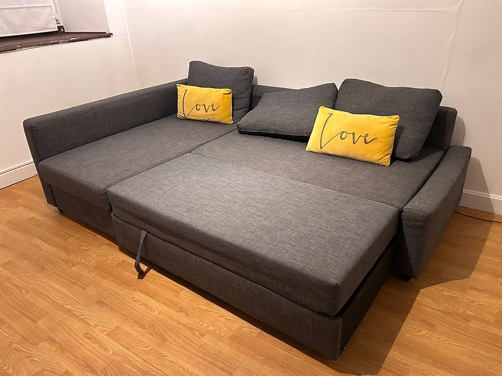 Sofas: Canapé lit + table – D'occasion à Estavayer-le-Lac par ste_dx87 1