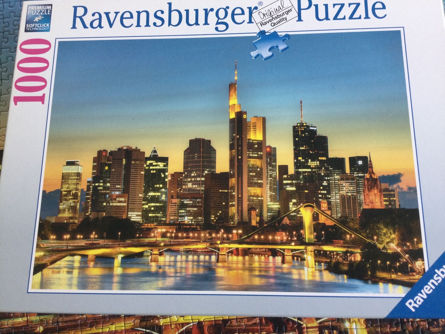 Puzzle: Puzzle Ravensburger, 1000 Teile, Frankfurt – Usato da Riehen venduto da hansi999