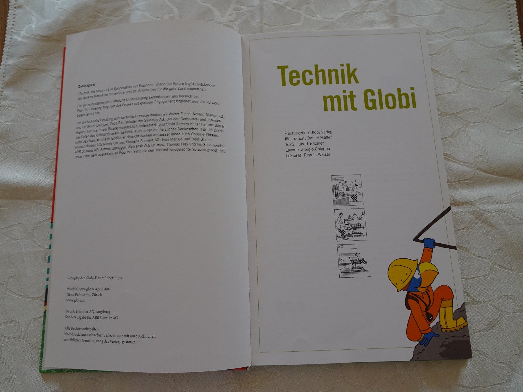 Fumetti: Technik mit Globi - 1. Auflage unbemalt - G210 – Usato da Küssnacht am Rigi venduto da Bookslove 1