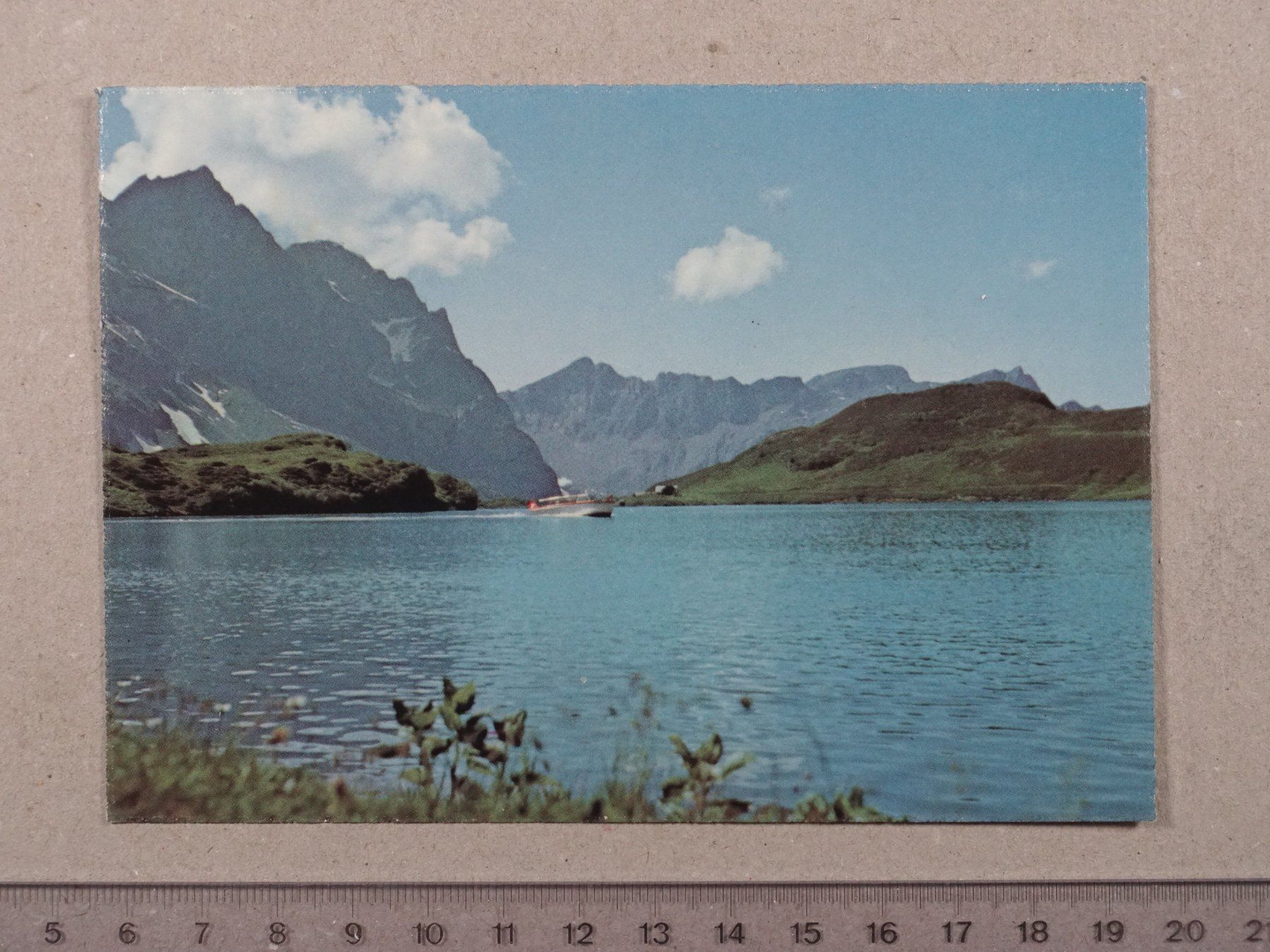 Ansichtskarten: Engelberg, Trübsee, Boot, 1965 – Gebraucht aus Lenzburg von fh1