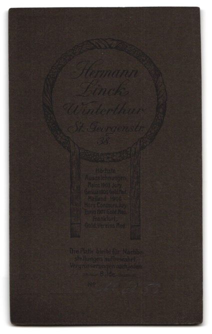 Fotografie & Manifesti: Fotografie Hermann Linck, Winterthur, St – Usato da Berlin venduto da bartko-reher 1