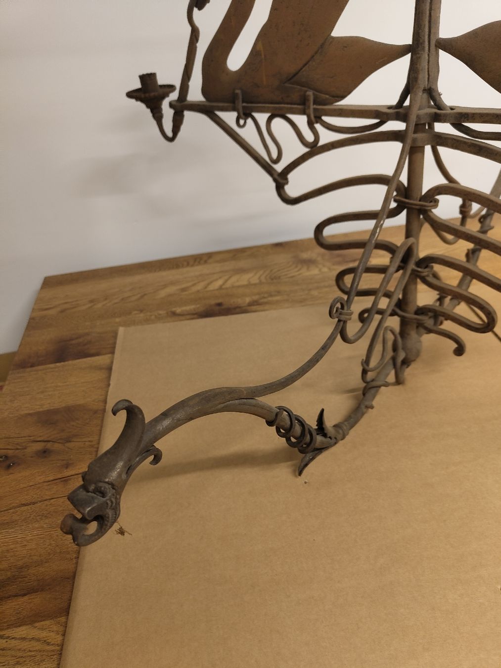 Kronleuchter & Deckenlampen: Kronleuchter Metall Swan design Antique – Gebraucht aus Basel von mariablanka 2