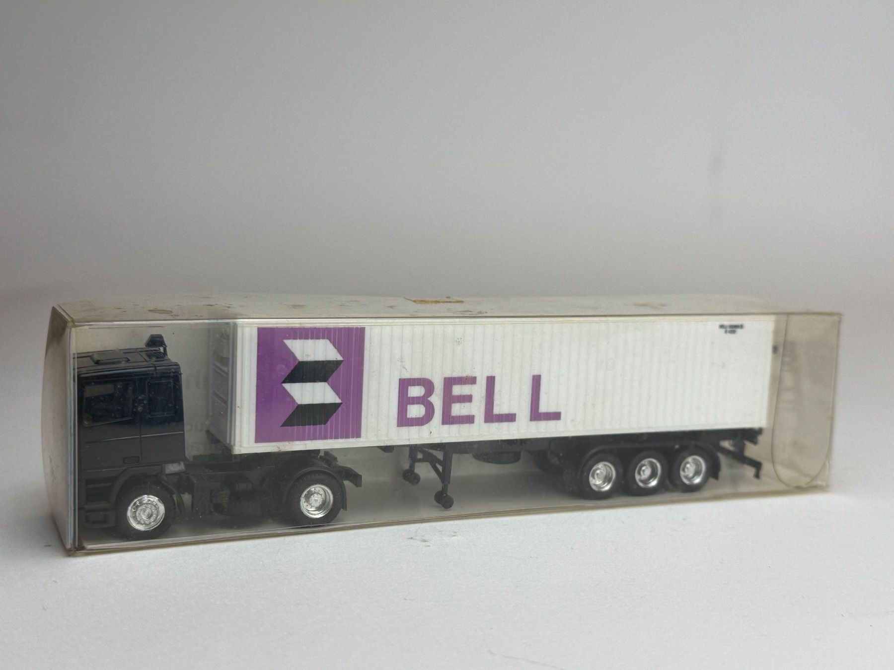 Herpa Modellini d'auto: HR- Herpa DAF Container Sattelzug Bell – Usato da Elm venduto da Wikmtz