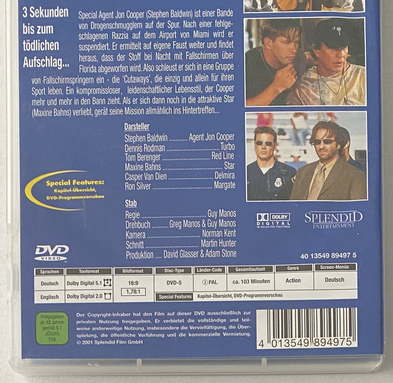 Tutti i DVDs: Cutaway, Jede Sekunde zählt! – Usato da Flums venduto da Asquillo 2