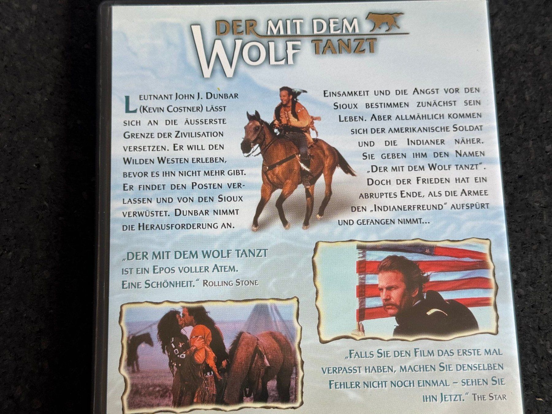Alle DVDs: Der mit dem Wolf tanzt "Dances with Wolves" DVD DE/EN – Gebraucht aus Fribourg von tschjoly 2